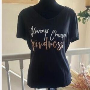 Black 'Always Choose Kindness' Women's Top